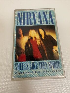 NIRVANA Smells Like Teen Spirit Single — Blue and Red Cover-Tested
